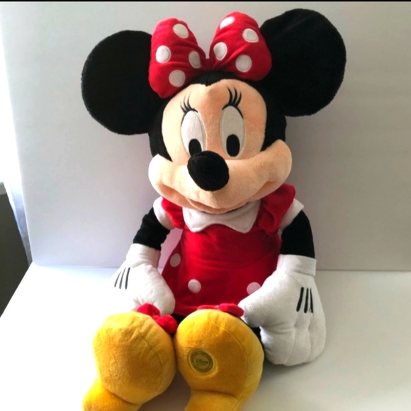 [Disney] Large Red Minnie Mouse Plush - Picture 1 of 3